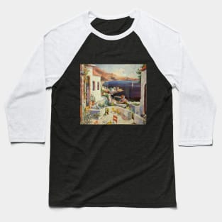 Lake oil painting Baseball T-Shirt